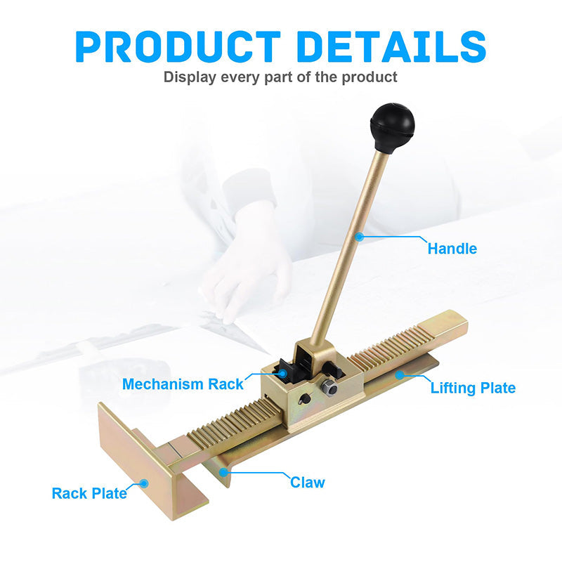 🎉 2026 Sale — Over 11,000 Sold!🪵 Professional Ratcheting Hardwood Plank Jack‑Floor Installation Alignment Tool ✨