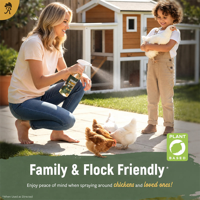 ❄️Summer Special: 50% Off!🐔Poultry & Chicken Coop Mite and Lice Spray – Ready to Use, 120 m