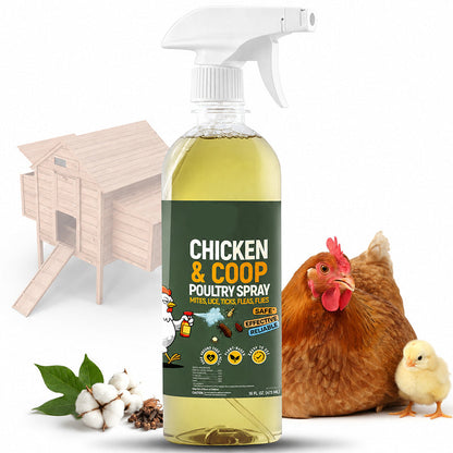 ❄️Summer Special: 50% Off!🐔Poultry & Chicken Coop Mite and Lice Spray – Ready to Use, 120 m