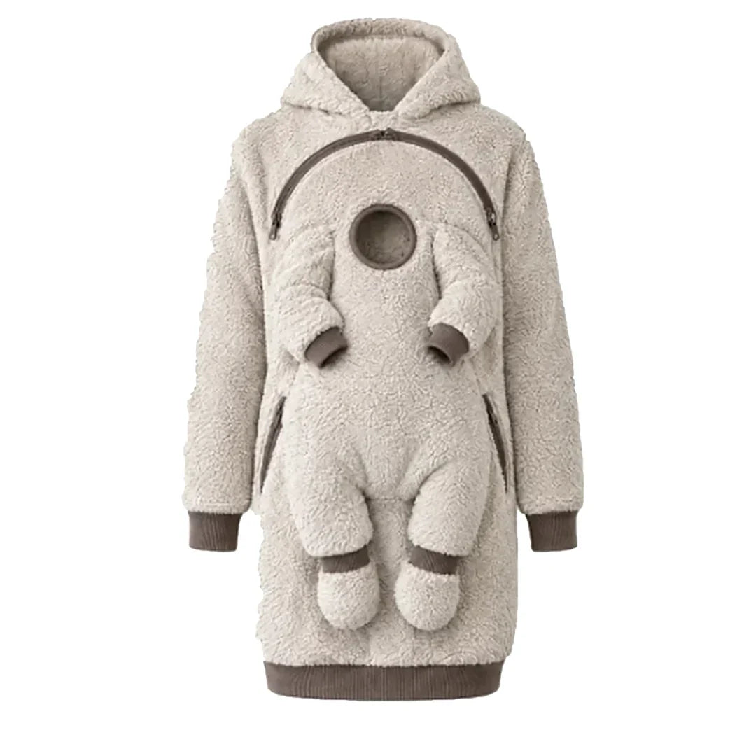 👶 Cozy Mom & Baby Fleece Hoodie 🤎 | Ultra-Soft, Comfy & Warm ✨