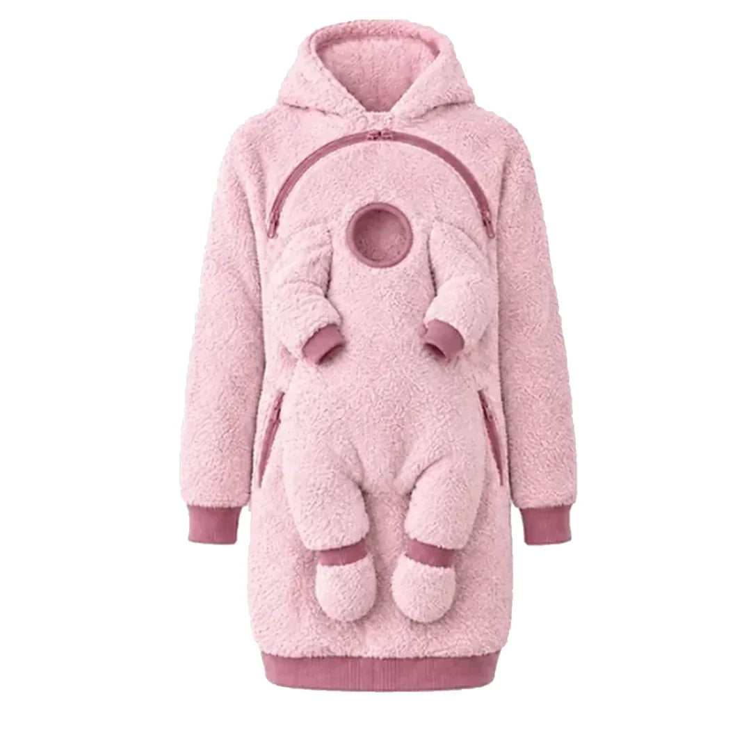 👶 Cozy Mom & Baby Fleece Hoodie 🤎 | Ultra-Soft, Comfy & Warm ✨